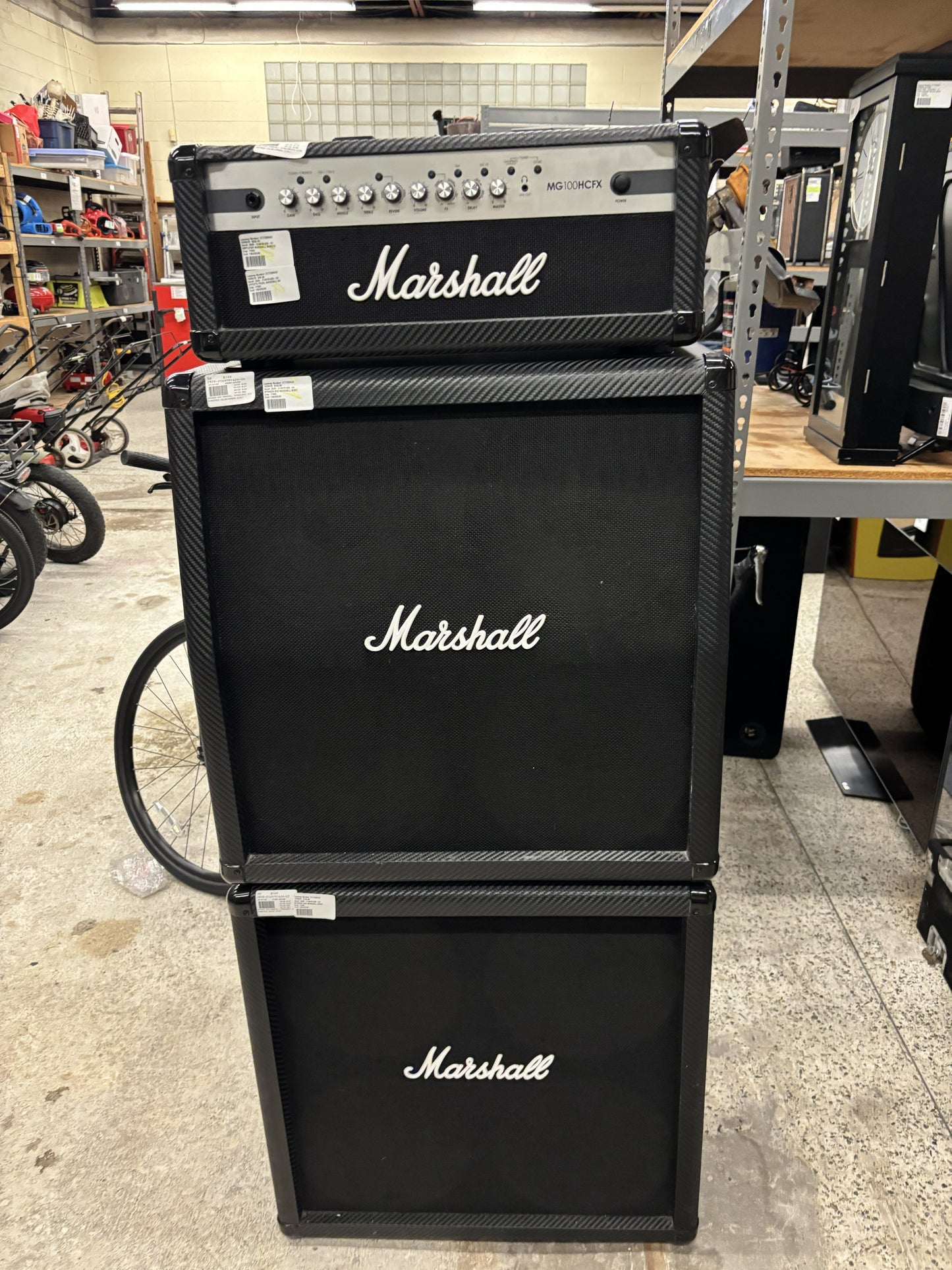Marshall Carbon Fiber Full Stack Guitar Amplifier