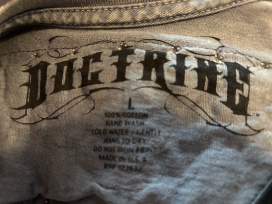 Doctrine Rocker Girl Shirt Grey