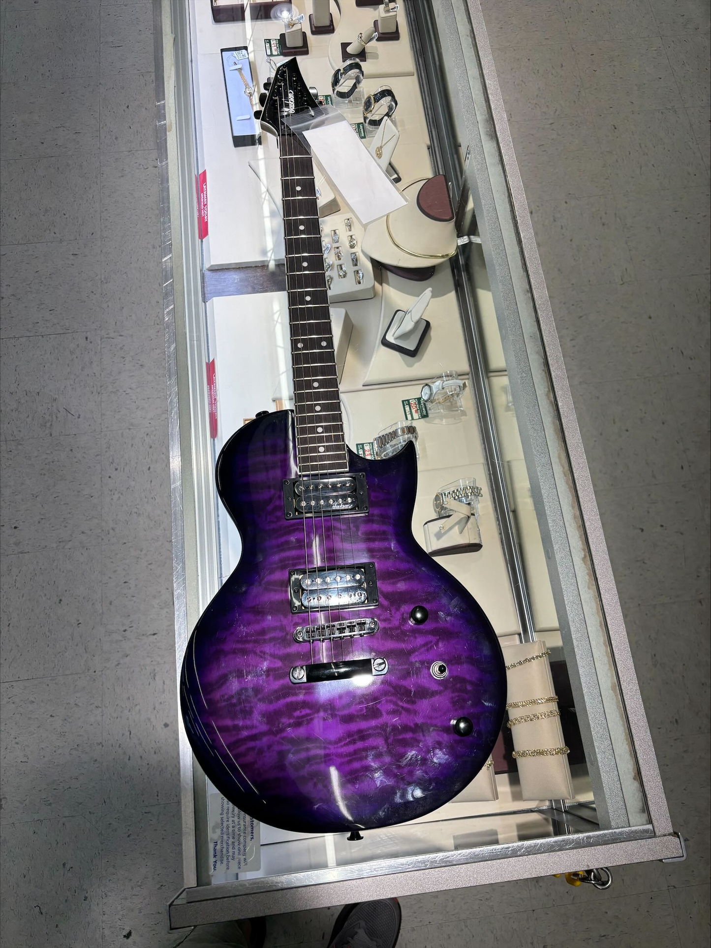 Jackson Les Paul Style Electric Guitar Purple